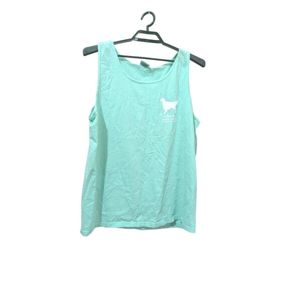 Comfort Colors Tank Top XL Hand In Paw United Battle Against Canine Cancer Green - Picture 1 of 8